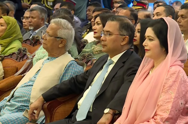 রাষ্ট্রপতির শপথ অনুষ্ঠানে বঙ্গভবনে প্রধানমন্ত্রী তারেক রহমান